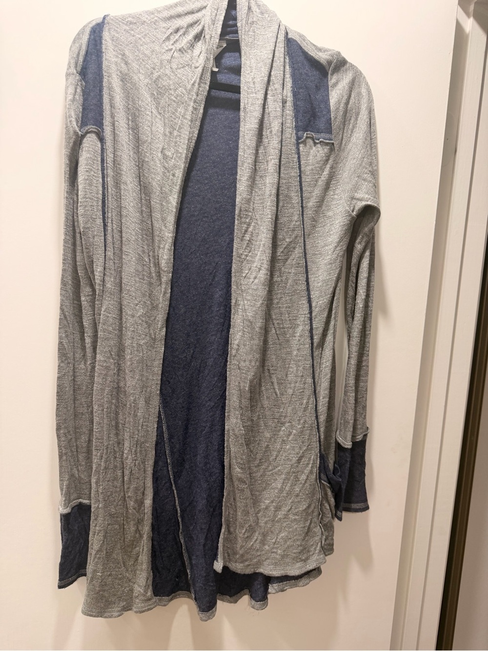 Hard Tail Forever Rayon Top in Heather Navy 0069